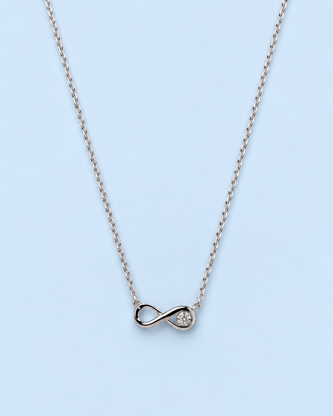 Crystal Infinity Pendant Necklace