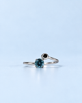 Midnight Blue Orbit Ring