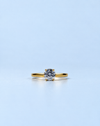 Classic Solitaire Gold Ring