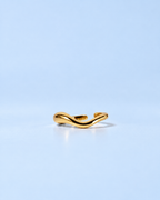 Sculpted Wave Gold Ring